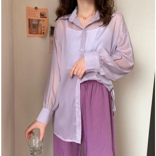 Cheap wholesale 2021 spring summer autumn new fashion casual ladies work women Blouse woman overshirt female OL At218M