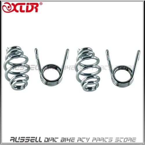 Chrome Custom Torsion Type Solo Seat Springs for Harley Chopper Bobber