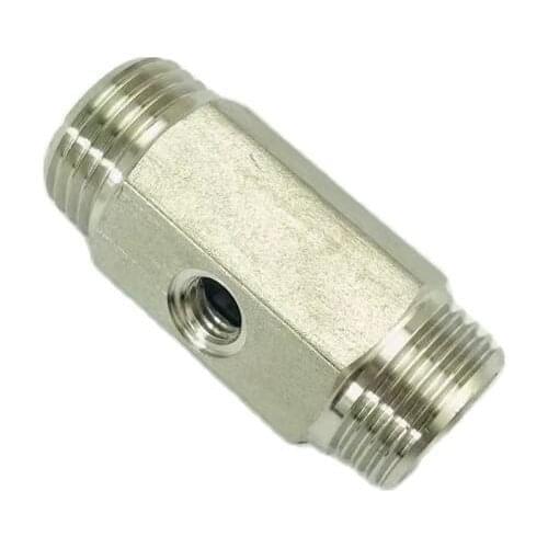 Temperature Sensor Casing Nipple with M8 Hole SUS304 Stainless Steel SUS304 BSP1/2" Male Thread with No Temperature Sensor