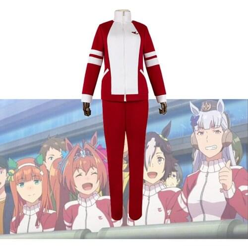 Pretty Derby Silence Suzuka Cosplay Costumes Game Role Paly Top Pants School Uniform Accessories Full Sets Halloween Carnival