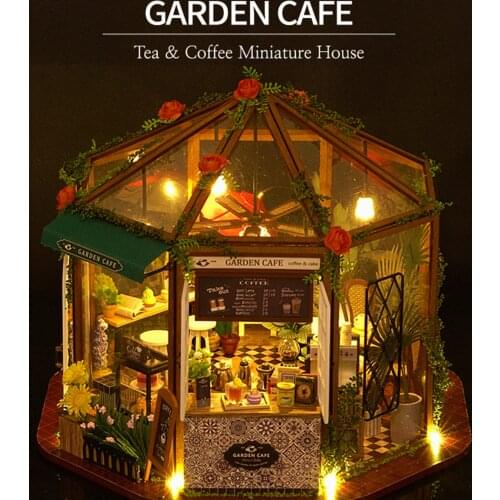 1:24 Scale DIY Miniature Dollhouse Model Kit with Furniture and Accessories Kids