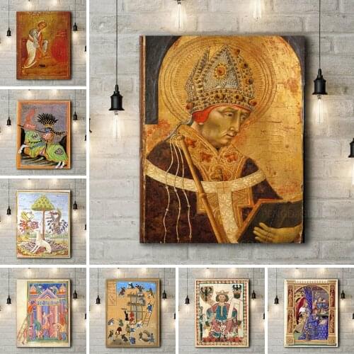 Modular Canvas Pictures Animal Portrait Poster Print Painting Home Decor Abstract Religion Wall Art No Framework For Living Room