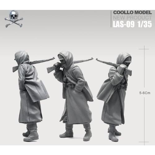 1/35 Resin Model Kits Winter Combat Suit Resin Soldier self-assembled Las-09