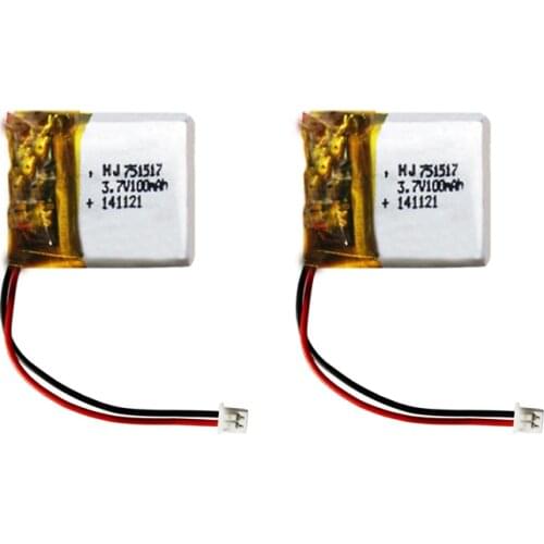Octelect CX10 3.7V 100mAh Lipo Battery Cheerson CX10 CX-10 CX-10A RC Quadcopter Spare Parts 3.7V 100 mAh Li-po Battery 1.25mm 2