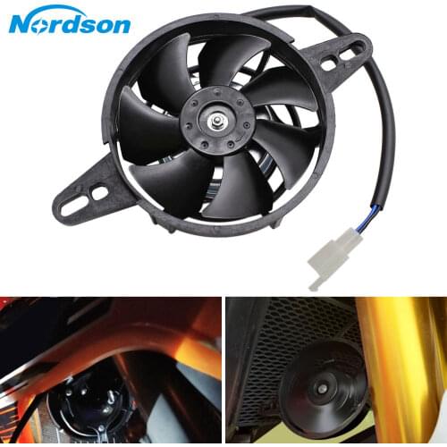 Nordson 200cc 250cc 300cc Motorcycle Cooling Fan Dirt Pit Bike Motorcycle ATV Quad Oil Cooler Water Cooler Radiator Electric 12