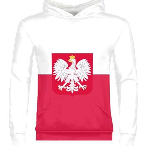 POLAND male custom name number pol zipper sweatshirt nation flag pl republic polska polish country college print photo clothes