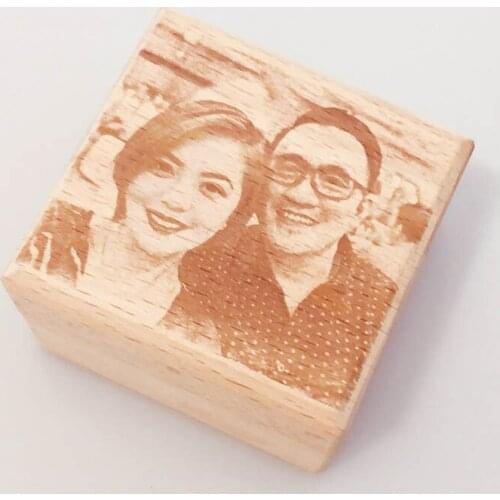 Handmade wind up photo gift, custom engraved photo music box,love song personalized gift, custom photo gift