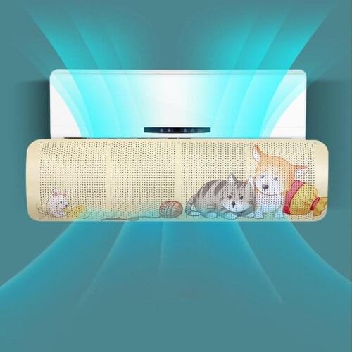Cute Cat/Elephant/Dandelion Air Conditioner Cold Wind Shield Cover Anti Direct Blowing Air Conditioner Deflector Baffle Board
