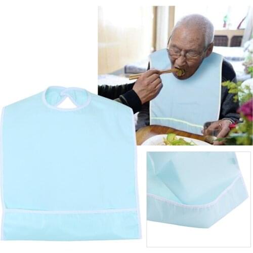 Elderly Patient Adult Waterproof Saliva Towel Aprons Bib Unisex Novelty Adult Feeding / Drinking Anti-leak Burp Cloth Washcloth
