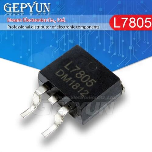10PCS L7805 SMD TO-263 three-terminal Regulator