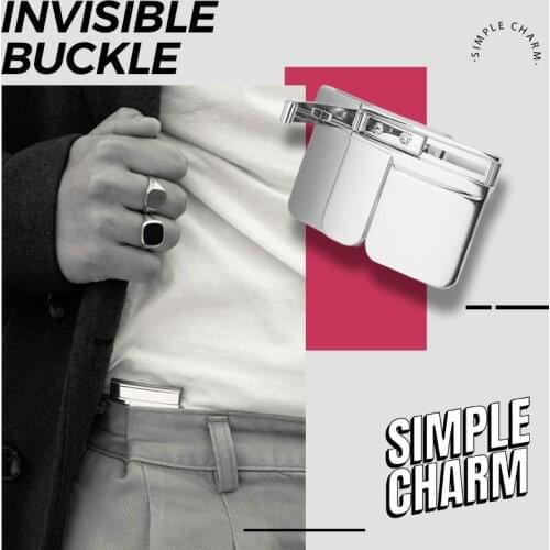 1PCS Multi-Function Belt Clip Lazy Belt Cordless Buckle Belt tighten the Waistband of Pants and Skirts Invisible Belt Clips