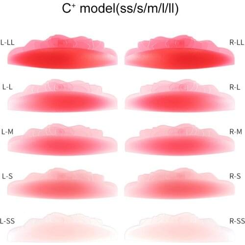 8 Pairs Eyelash lifting Silicone pads set Eye lash extension lift perming kit tool Eyelash Lift Curlers Curl Shields pads