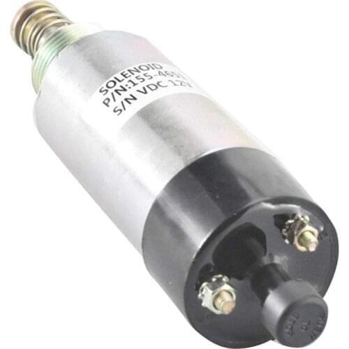 8C-3664 Stop Solenoid 155-4651 DC12V Fuel Shutdown Solenoid Flameout Solenoid Valve for 3116 3126 Engine Aftermarket Parts