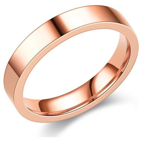 Berserk Jewelry High-quality Korean Simple Stainless Steel Couple Female Fashion Titanium Steel Female Wedding Ring for Girls