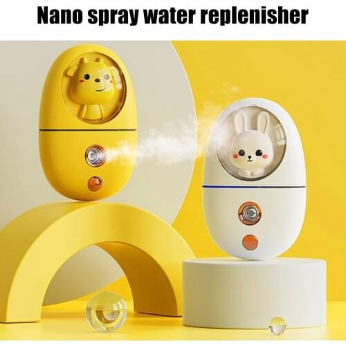 Nano Mist Facial Sprayer USB Humidifier Rechargeable Nebulizer Face Steamer Moisturizing Beauty Instruments Face Skin Care Tools