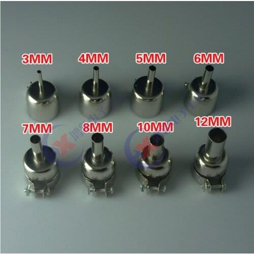 8pcs BGA Circular Nozzles 850 Hot Air for SAIKE ATTEN 850 850A 852 852D 852D+ 950 Hot air soldering station high qualtiy