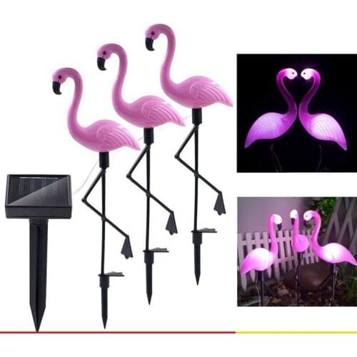 Solar Flamingo Lawn Lights Landscape Lights Decoration Outdoor Villa Garden Garden Lights Christmas Decorations