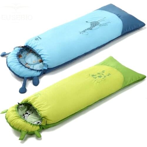Sleeping Bag Camping Envelope Sleeping Bag Adult Children Four Season Sleeping Bag Outdoor Travel Waterproof Sac De Couchage