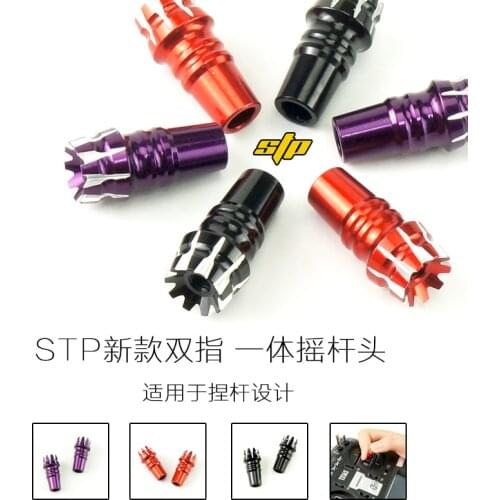 STP StarPower NEW CNC Aluminum Gimbal Stick Ends Transmitter Stick Anti-slipping Cap for FrSky