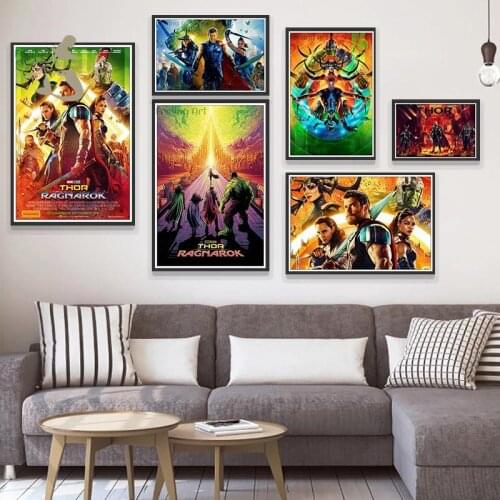 Marvel Super Heroes Canvas Wall Art Print Avengers Captain America Comic Canvas Artwork Office Childrens Room Home Decor Gift