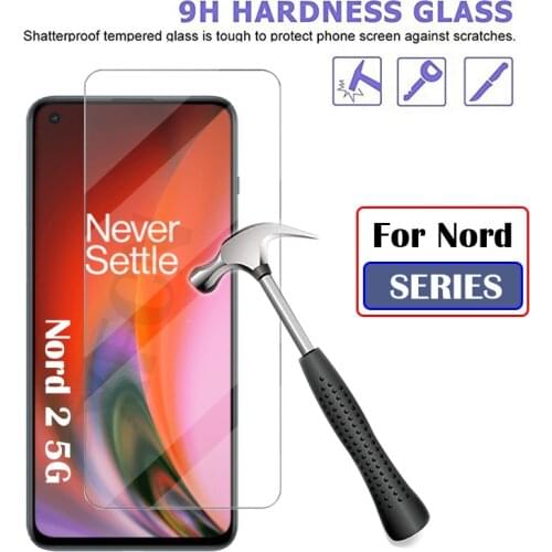 Tempered Glass For Oneplus Nord2 Nord 2 5G Glas Screen Protector On One Plus Nord N100 N200 5G Film 1+Nord N10 CE 5G Phone Cover
