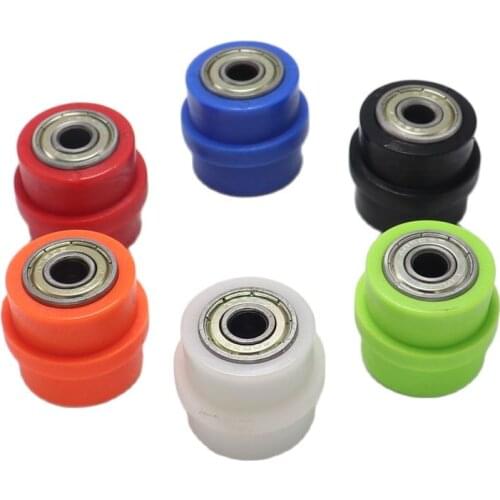 8mm 10mm Drive Chain Roller Tensioner Bike Pulley Wheel Slider Guide For Street Enduro Motorcycle Motocross ATV CRF CR XR YZ WR