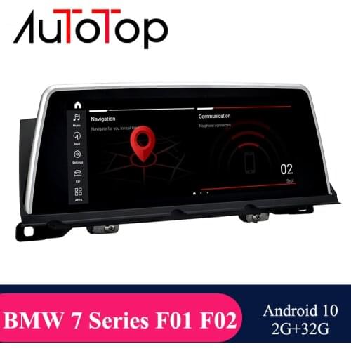 AUTOTOP Qualcomm Stand-up Car Audio Android 10 for BMW 7 Series F01 F02 2009-2015 Bluetooth Video GPS Navigation 4G Wifi Carplay