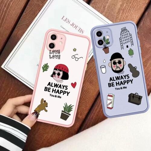 The Professional Killer Phone Case for Iphone11 11Pro/Max XS Max XS XR 7/8/6S Plus SE2 LEON Mathilda Capa Soft Couple Cover Case
