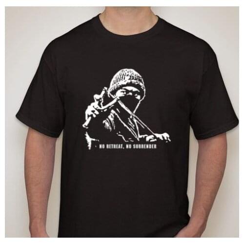 No Retreat No Surrender 1312 Good Quality Cotton T Shirt Men And Men O-Neck Casual Print Tshirt T Shirt Business