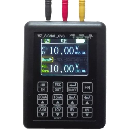 0-10V 4-20mA Signal Generator Sources transmitter calibrator High precision Adjustable Current Voltage Analog Simulator