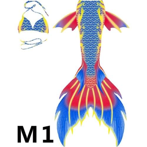 Customized Costume Swimable Colorful Mermaid Tails With Flippers For Women Adult Swimming Mermaid Cosplay Costume Beach Artifact