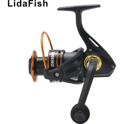 LidaFish brand metal wire cup 12-axis interchangeable left and right folding strong and durable spinning wheel fishing reel