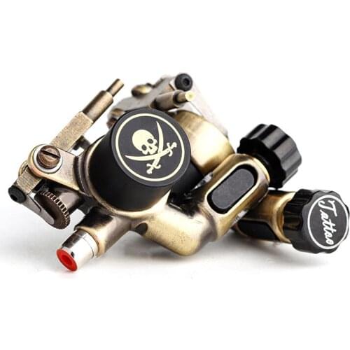 1Piece Tattoo Machine Skull Tattoo Machine Rotary Tattoo Machine Liner & Shader Electric Tattoo Machine Body Art