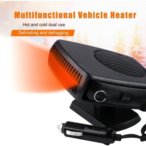 Car Mini Electric Fan Heaters Window Defrost Defogging Heating Device Warm Air Blower M8617
