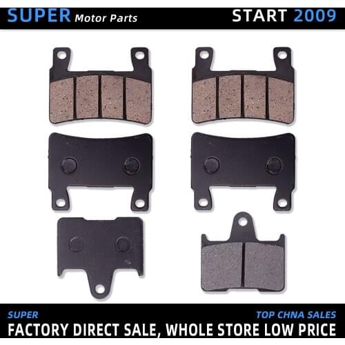 1 Set Motorcycle Front And Rear High Quality Brake Pads Disks Shoes For Honda CB400 VTEC 400 I II 1999 2000 2001 2003 2004 99-04