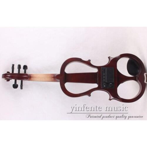 16" brown new High quality black color 5 strings Electric viola #4 -5