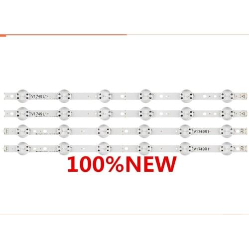 NEW LED Backlight strip For LG 49" TV 6916L-2862A 6916L-2863A V17 49 R1+L1 ART3 49UJ670V-ZD 49UJ6560 49UJ651V LC490DGG(FK)(MD)