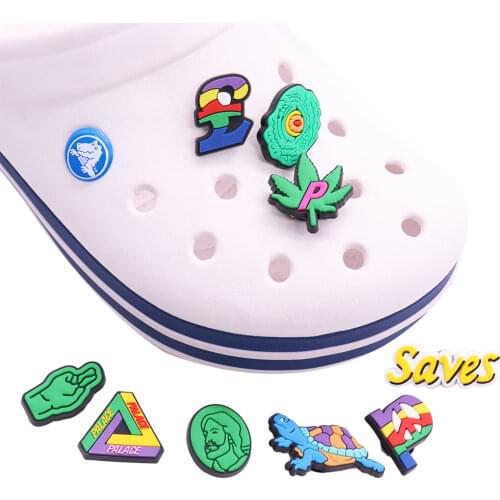 Wholesale 50pcs PVC Tortoise Fashion Adult Shoes Accessories Garden Shoe Decorations Fit Wristband Croc Jibz Charm