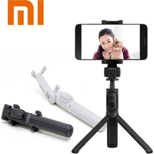 Original Xiaomi Mi Selfie Stick Tripod Bluetooth Wireless Self Timer With Wireless Remote Foldable Self-stick for iphone 5s 6 7