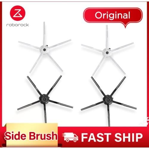 Original Roborock Robotic Vacuum Cleaner Side Brush Accessory for roborock S5 Max/S60/S61/S6 Pure/S7 White and Black