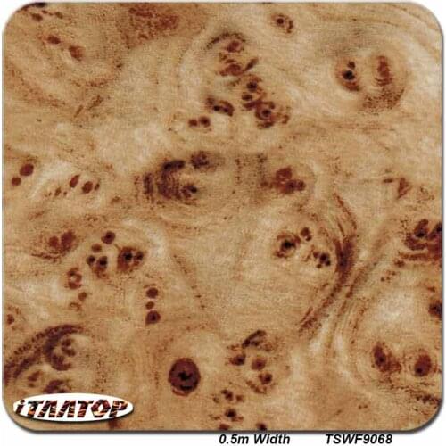 ITAATOP Wood Water Transfer Printing Film TSWF9068 0.5M * 2/10/20M Hydrographic Film Wholesale