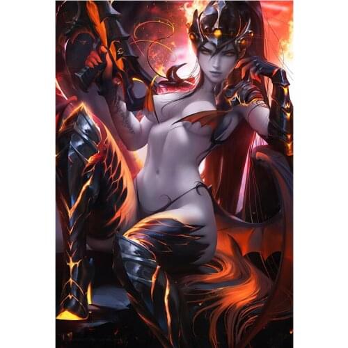 Sexy Woman Assassin Widowmaker Posters and Prints Custom Anime Game Overwatch Wall Art Pictures Canvas Painting for Living Room
