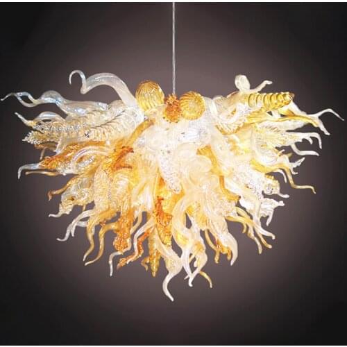 Dining Room Ceiling Chandelier Suspension Hand Blown Glass Kitchen Hanging Lamp Office Front Desk Lights
