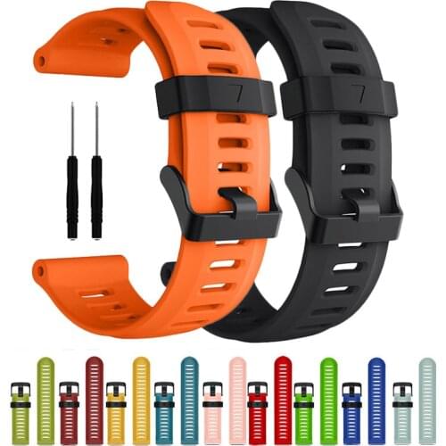 Silicone wrist band For Garmin Fenix 5X/5X plus/Fenix 3/Fenix 3 HR Replacement 26mm Sport fashion watchband strap Fenix3 black