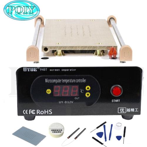 UYUE 948T Preheat Separator Built-in Vacuum Pump Split Screen Machine Heating Platform 7 Inches Phone Disassemble Repair Tool