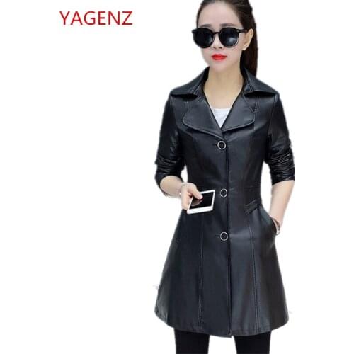 YAGENZ Women's Leather Bomber Jackets