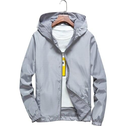 Jacket Women Plus Size Loose Hooded Waterproof Jacket Women 2021 Autumn Casual Windproof Couple Clothes Solid Coat Female LD1925