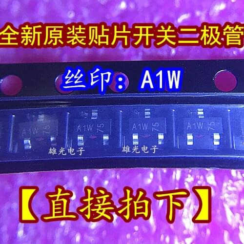 100% New original BAW56 SOT23 A1W 100=15