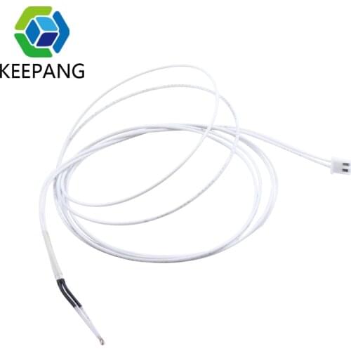 5pcs NTC 100K High temperature 260℃ Glass Sealed Thermistor Sensor For E3d V5 V6 Heating Block MK8 MK2B Heatbed Parts