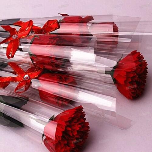 50 Pieces Beautiful Flowers Wedding Bouquet Gift Mothers Day Gift Simulated Rose Bouquet Small Gift Personalized Exquisite